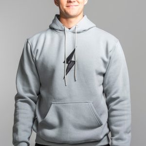 BOLT Hoodie - Grey/Black Bolt