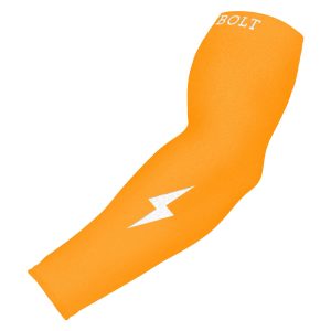 BRUCE BOLT Graduated Compression Premium Arm Sleeve - NEON ORANGE