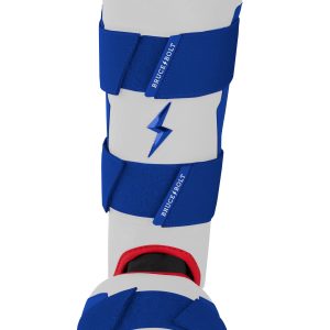 BRUCE BOLT Signature Series Leg Guard - USA WHITE