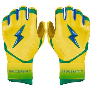 Limited Edition Coach RAC Long Cuff Batting Gloves - RAC Yellow