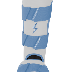 Chrome Series Leg Guard - Baby Blue