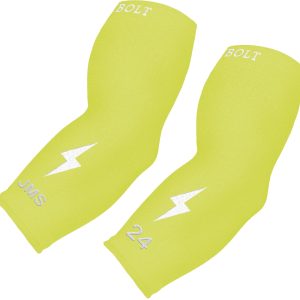 Personalized BRUCE BOLT Graduated Compression Premium 3/4 Arm Sleeve -  NEON YELLOW
