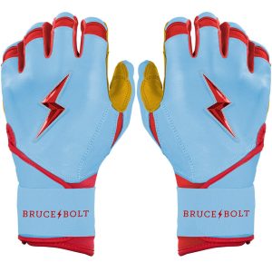 Harrison Bader Signature Series Long Cuff Batting Gloves - Baby Blue