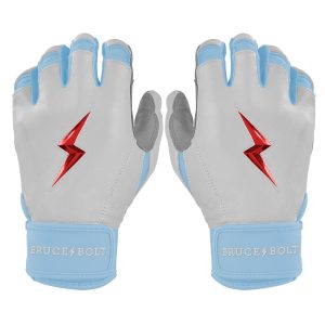 PREMIUM PRO HAPP Series Short Cuff Batting Gloves - WHITE